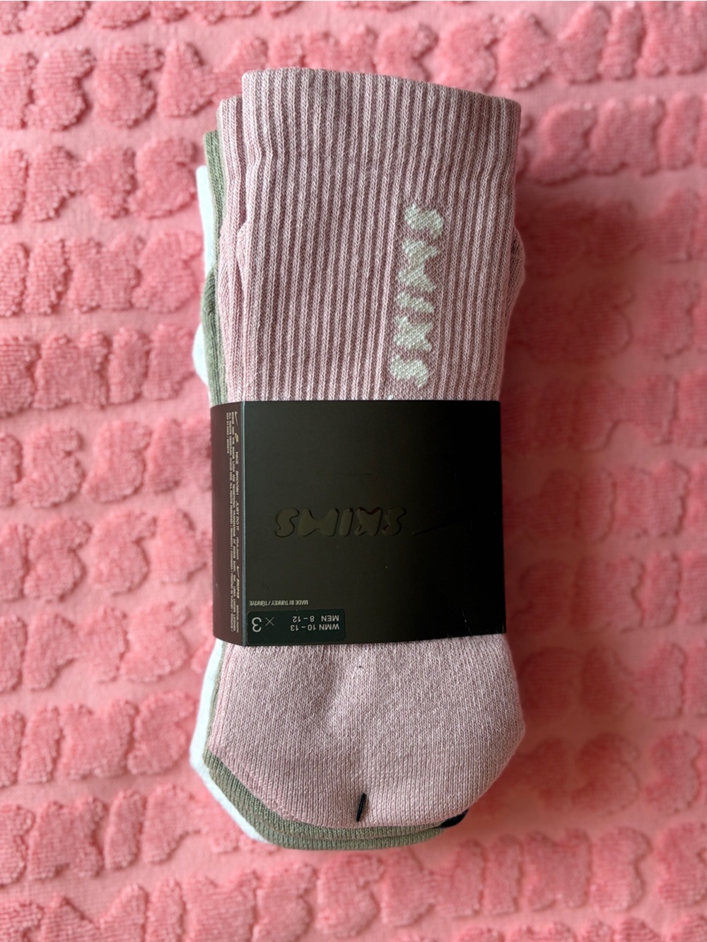 SKIMS x Nike Dri-FIT Crew Socks | 3-Pack | Multi Color | L | NWT 🏷️